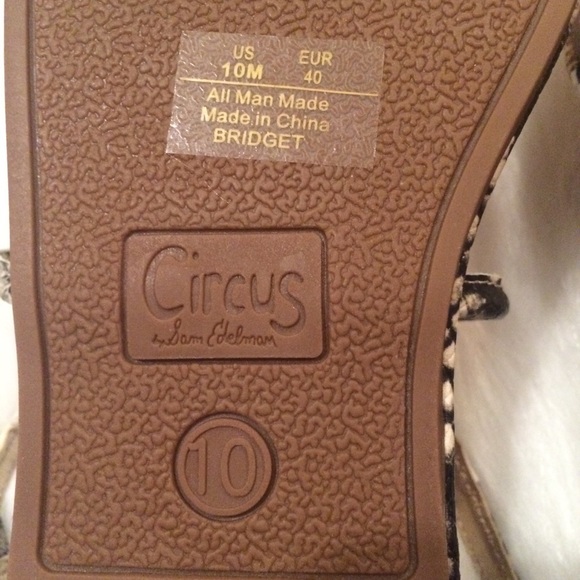 Circus by Sam Edelman snakeskin print sandal - Picture 7 of 8